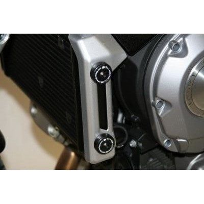 Load image into Gallery viewer, R&G Racing Black Radiator Sliders For 2008-2013 Aprilia Mana 850 RS0002BK
