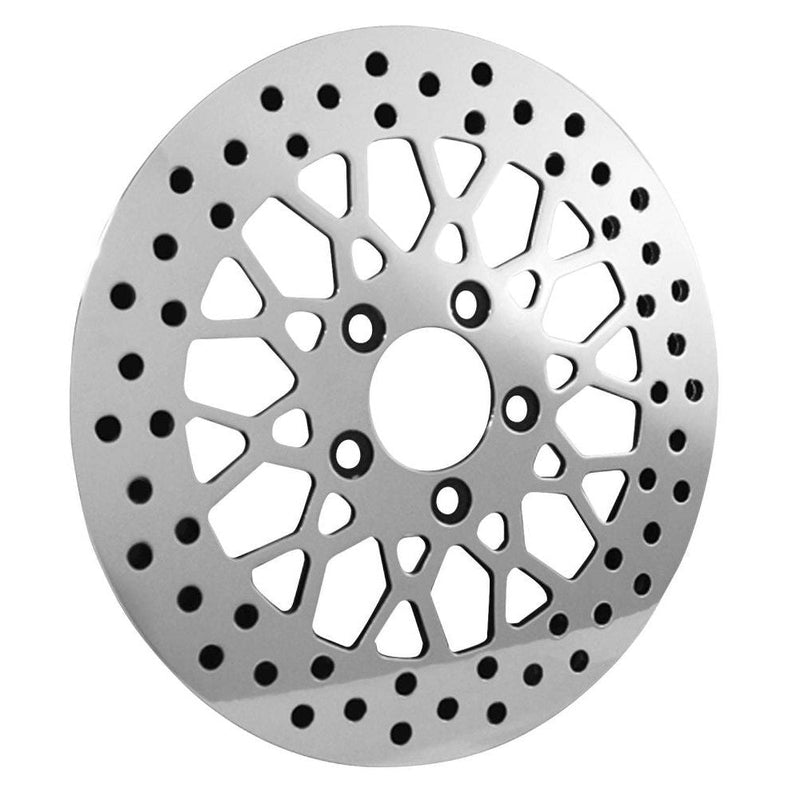 Load image into Gallery viewer, Bikers Choice Front Mesh Style Polished Rotor For - M-RT-2160