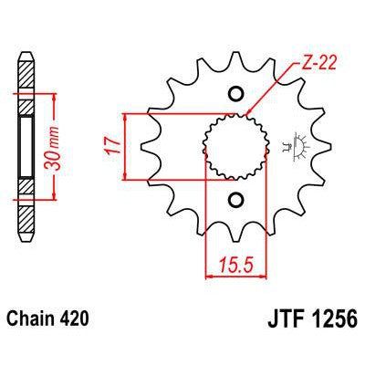 Load image into Gallery viewer, Front & Rear Sprocket Kit for HONDA CRF70 F-4,5,6,7,8,9,A,B,C 04-12 JT Sprockets