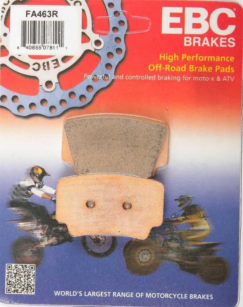 Load image into Gallery viewer, EBC 1 Pair Sintered R Series Heavy-Duty Brake Pads MPN FA463R