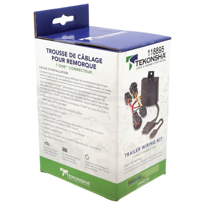 Load image into Gallery viewer, T-One T-Connector Custom Harness, 4-Way Flat, w/Circuit Protected HD Module fits Select Volkswagen ID Buzz