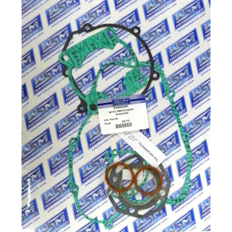 Load image into Gallery viewer, WSM Complete Gasket Kit For Kawasaki 80 KX 1990 25-712