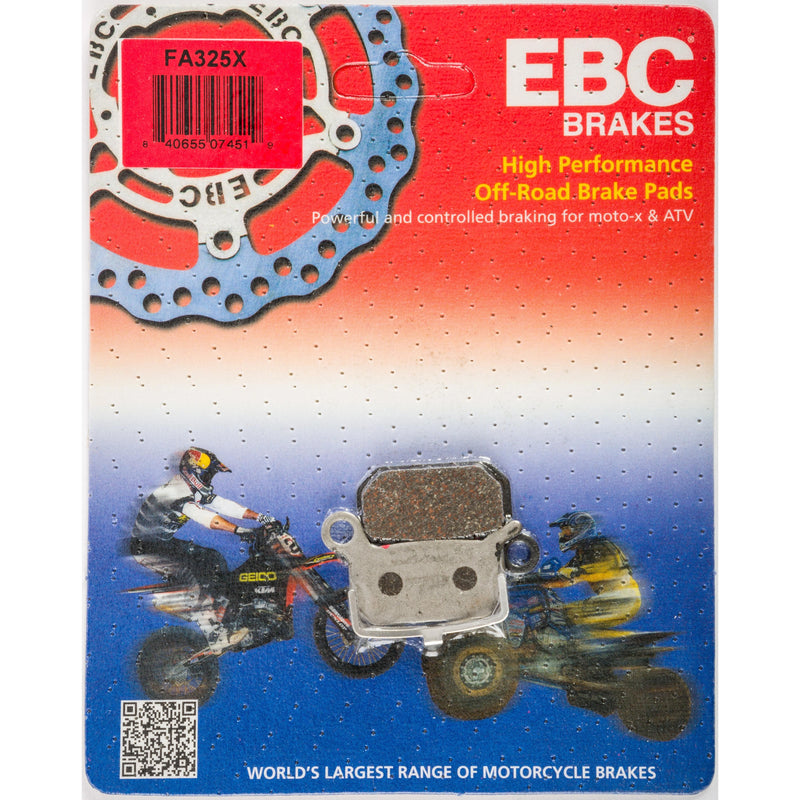 Load image into Gallery viewer, EBC 1 Pair Performance X-Series Carbon Brake Pads MPN FA325X
