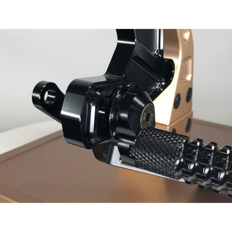 Load image into Gallery viewer, Vortex Racing Adjustable Rear Set Black - RS433K