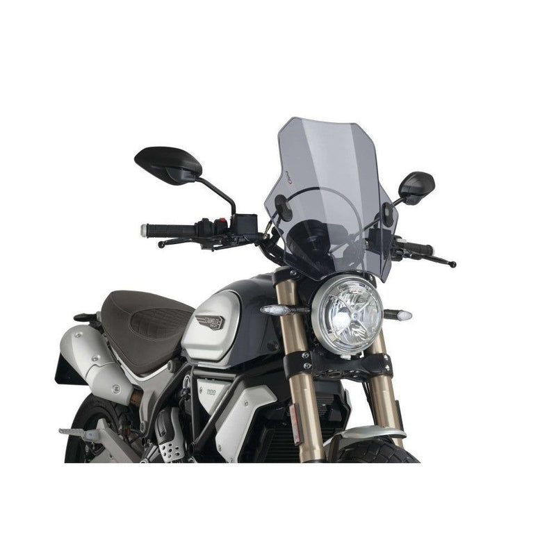 Load image into Gallery viewer, Puig Universal Windshield Bat Smoke - 8088H