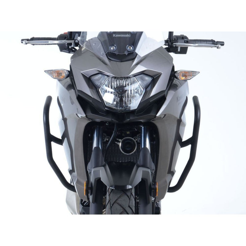 Load image into Gallery viewer, R&G Racing Black Adventure Bars For 2017-2019 Kawasaki Versys-X 250