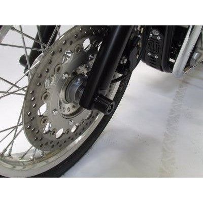 Load image into Gallery viewer, R&G Racing Black Fork Protectors For 2009-2013 Triumph Bonneville