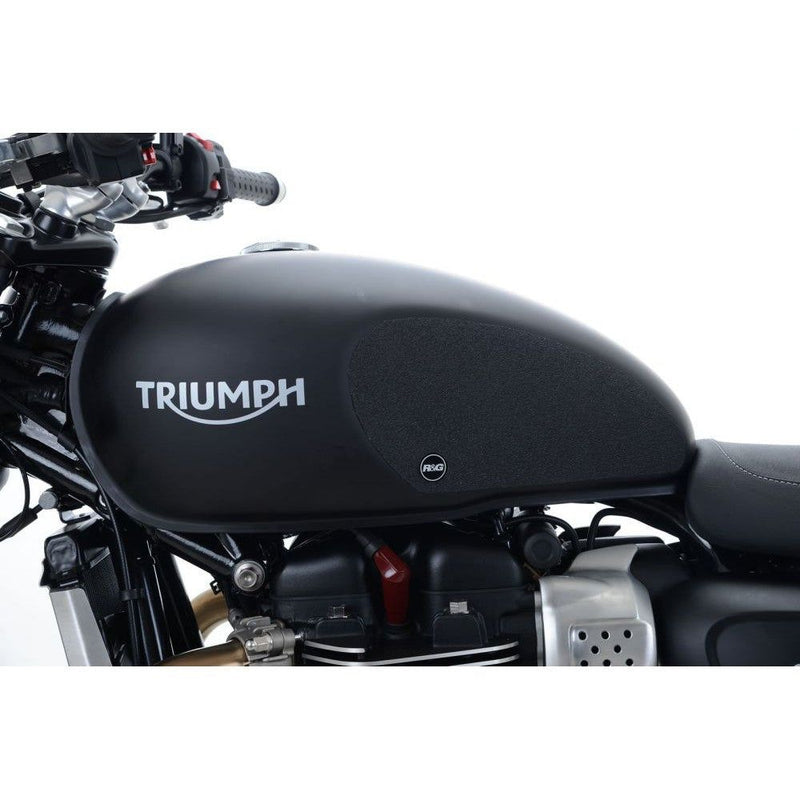Load image into Gallery viewer, R&G Racing Black Tank Traction Grips For 2022-2024 Triumph Speed Twin 900