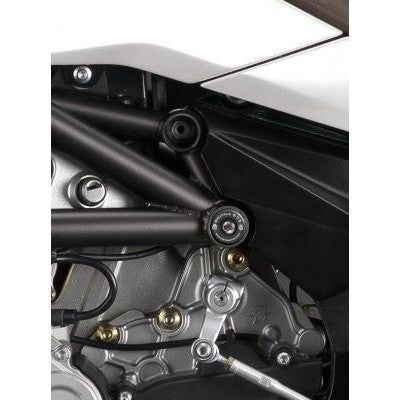 Load image into Gallery viewer, R&G Racing Black Lower Trellis Frame Plug For 2013-2016 MV Agusta Brutale 675