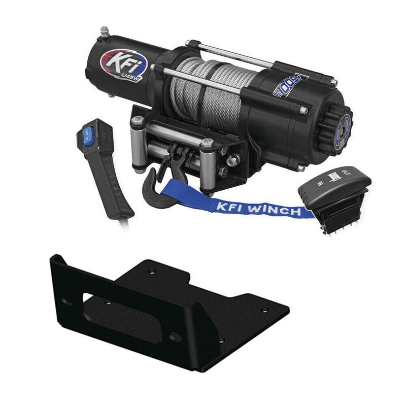 Load image into Gallery viewer, Winch Kit 4500 lb Wide For John Deere Gator XUV 835E ALL (Steel Cable)