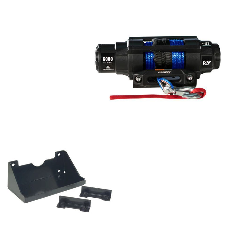 Load image into Gallery viewer, Viper 6000lbs V3 Winch Blue Rope With Mount For Kawasaki Mule PRODXT DX 2015-2018