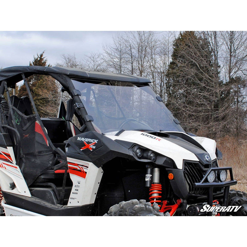 Load image into Gallery viewer, SuperATV Can-Am Maverick Scratch Resistant Full Windshield WS-CA-MAV-70
