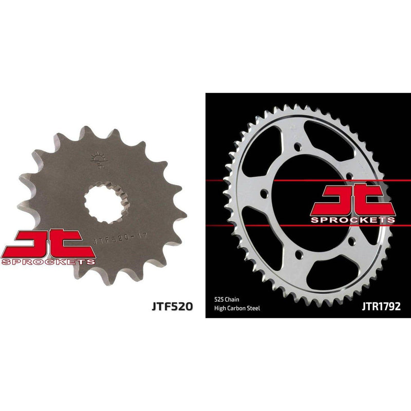 Load image into Gallery viewer, Front & Rear Sprocket Kit for SUZUKI GSX-R600 K6,K7,K8,K9,L0 06-10 JT Sprockets