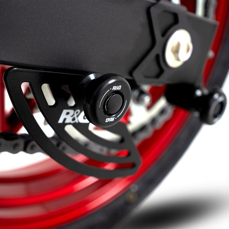 Load image into Gallery viewer, R&G Racing Black Cotton Reels For 2018-2020 Kawasaki Ninja 250