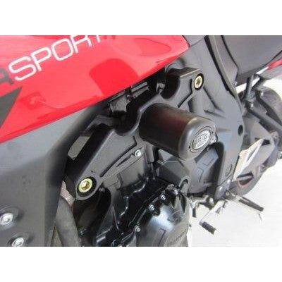 Load image into Gallery viewer, R&G Racing Black Aero Style Crash Protection Bobbins For 2013-2018 Triumph Tiger 1050 Sport