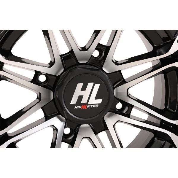 Load image into Gallery viewer, High Lifter 14x7 4/137 4+3 Gloss Black Machined HL3 Wheel 14HL03-1137