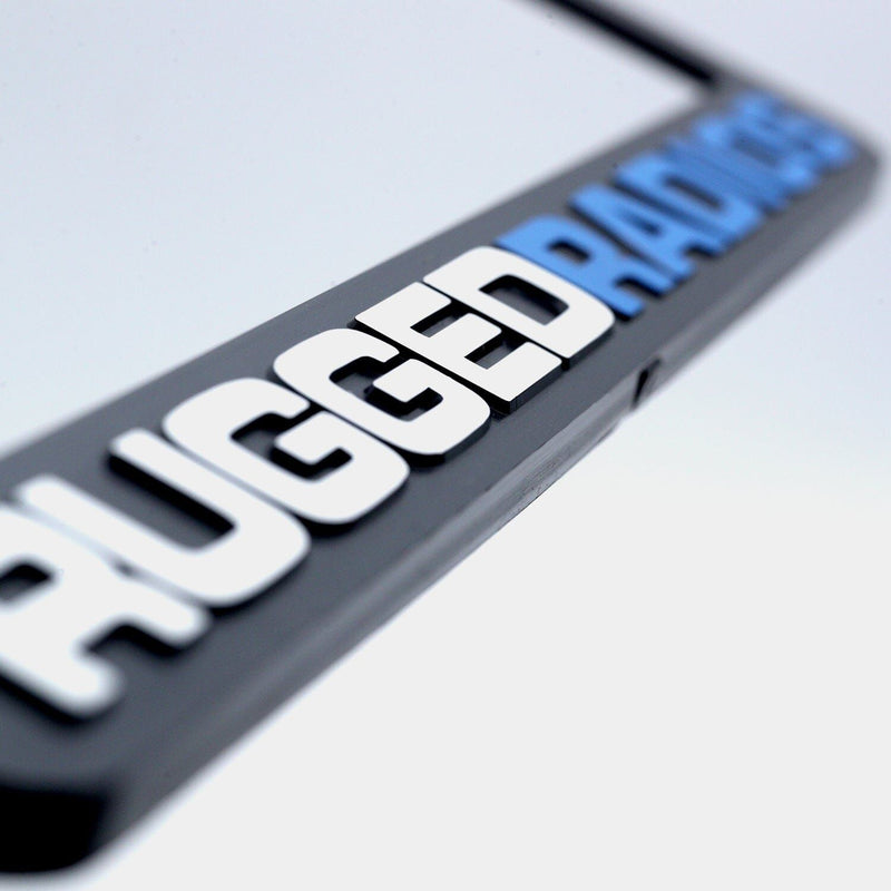 Load image into Gallery viewer, Rugged Radios Go Further Rugged Radios License Plate Frames for Cars, Trucks, and Motorcycles
