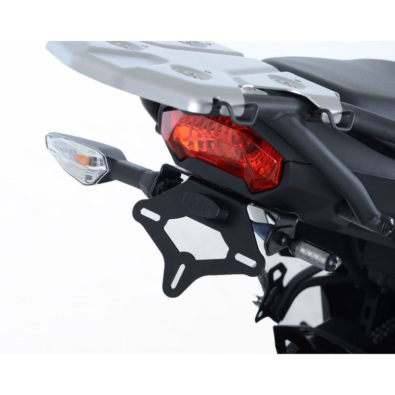 Load image into Gallery viewer, R&G Racing Black Tail Tidy License Plate Holder For 2017-2019 Kawasaki Versys-X 250