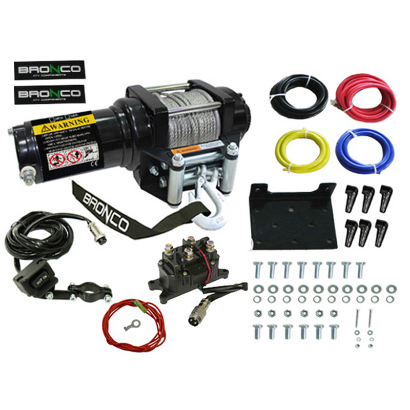 Load image into Gallery viewer, Bronco 3500 Lb Winch Steel Cable AC-12017