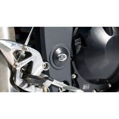 Load image into Gallery viewer, R&G Racing Black Frame Plug For 2008-2024 Kawasaki Ninja ZX6R ZX600P