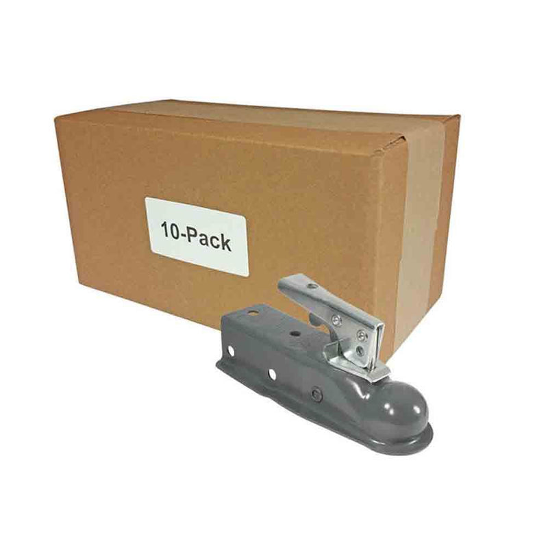 Load image into Gallery viewer, Fulton Straight Tongue Coupler for 1-7/8" Ball - 2" Wide Tongue - Bulk Pack of 10