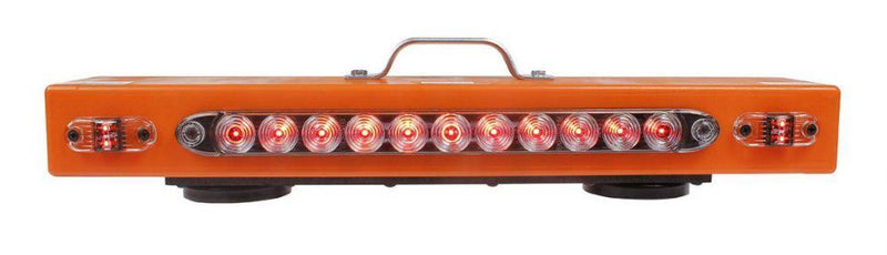 Load image into Gallery viewer, Wireless 23 inch LED Light Duty Tow Light for Vehicle Flat-Towing - 4-Way Round Style Plug