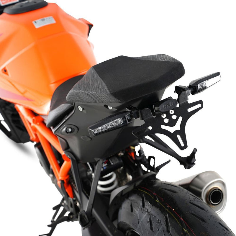Load image into Gallery viewer, R&G Racing Black Tail Tidy License Plate Holder For 2024-2024 KTM 1390 Super Duke R Evo