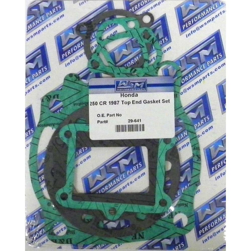 Load image into Gallery viewer, WSM Top End Gasket Kit For Honda 250 CR 1987 29-641