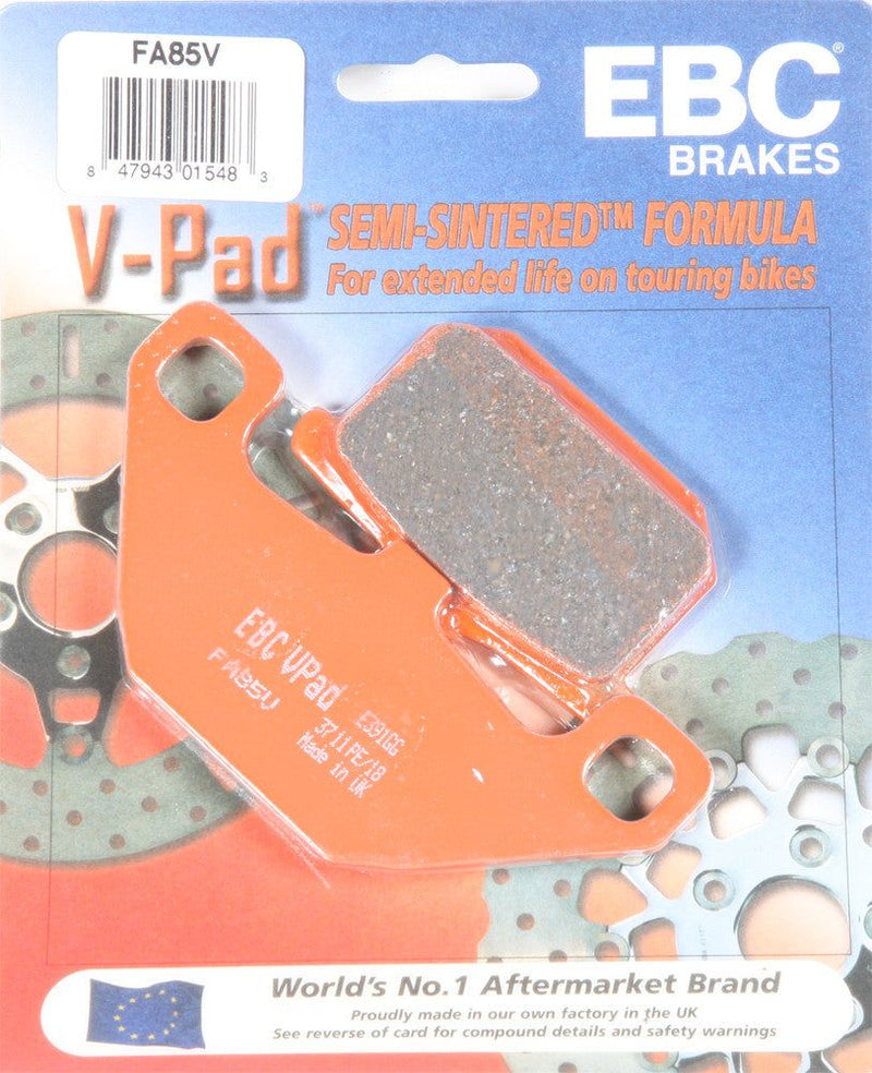 Load image into Gallery viewer, EBC 1 Pair V-Pad Semi-Sintered Touring Brake Pads MPN FA85V