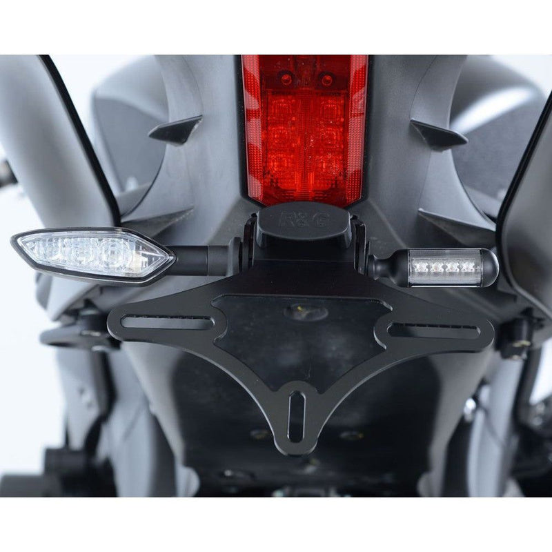 Load image into Gallery viewer, R&G Racing Black Tail Tidy License Plate Holder For 2017-2020 Yamaha YZF R6