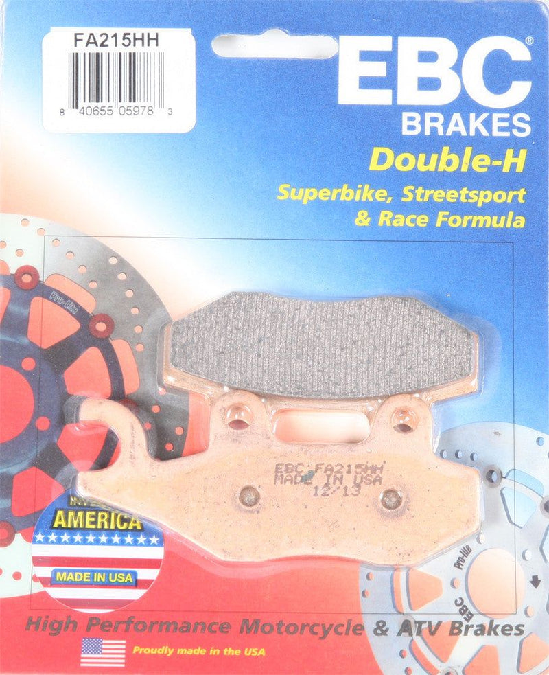 Load image into Gallery viewer, EBC 1 Pair Sintered HH Race Formula Brake Pads MPN FA215HH