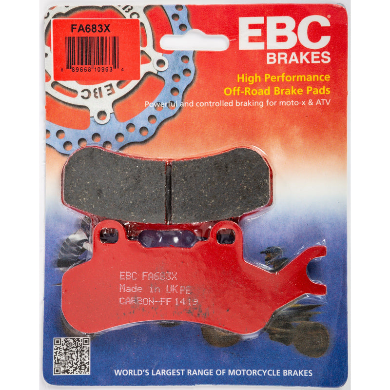 Load image into Gallery viewer, EBC 1 Pair Performance X-Series Carbon Brake Pads MPN FA683X