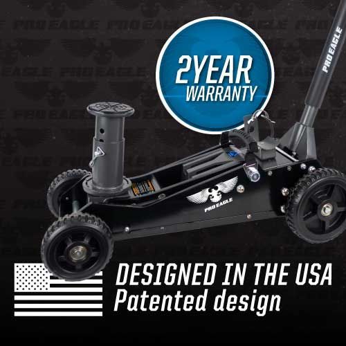 Load image into Gallery viewer, Pro Eagle 3 Ton Off Road High Clearance Big Wheel Jack - Kratos ORJ3B4X