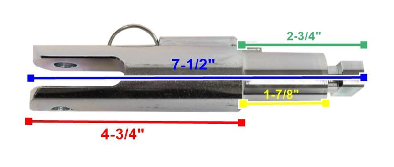 Load image into Gallery viewer, Blue Ox (BX88381) Baseplate Removable Tab Kit - Application Specific - Pair (replaces part 62-3468)