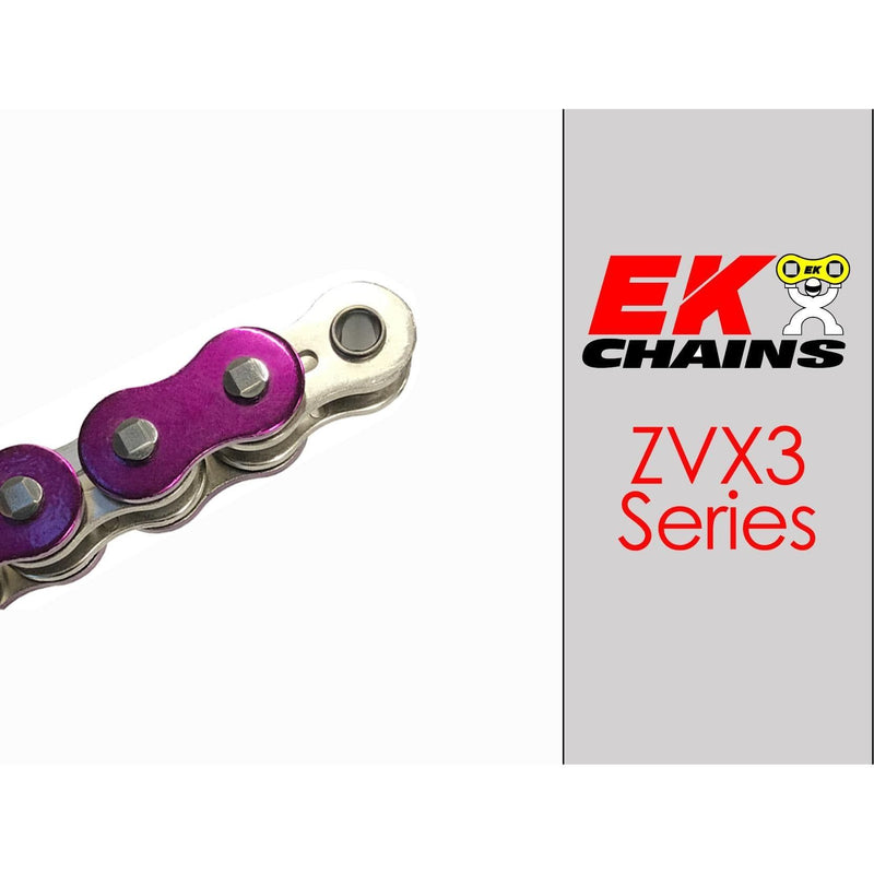 Load image into Gallery viewer, EK 525-ZVX3 Motorcycle Drive Chain (Specify Links and Color) Rivet Master Link