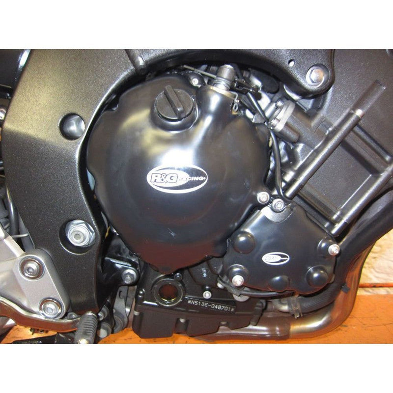 Load image into Gallery viewer, R&G Racing Black Engine Case Covers Compressor Case For 2001-2015 Yamaha FZ1 N