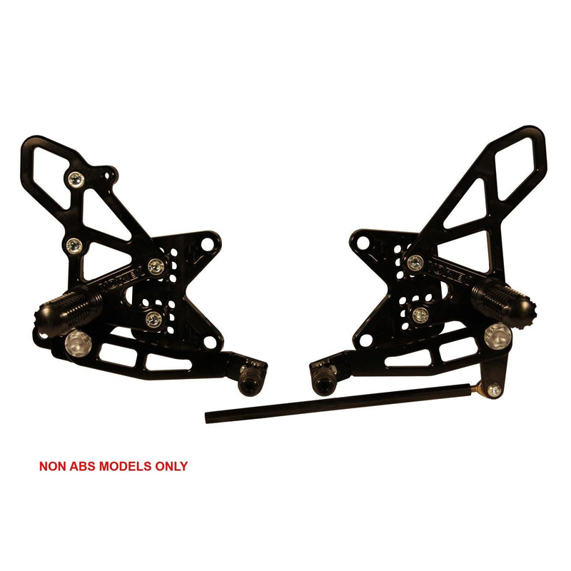Load image into Gallery viewer, Vortex Racing Adjustable Rear Set Black - RS411K