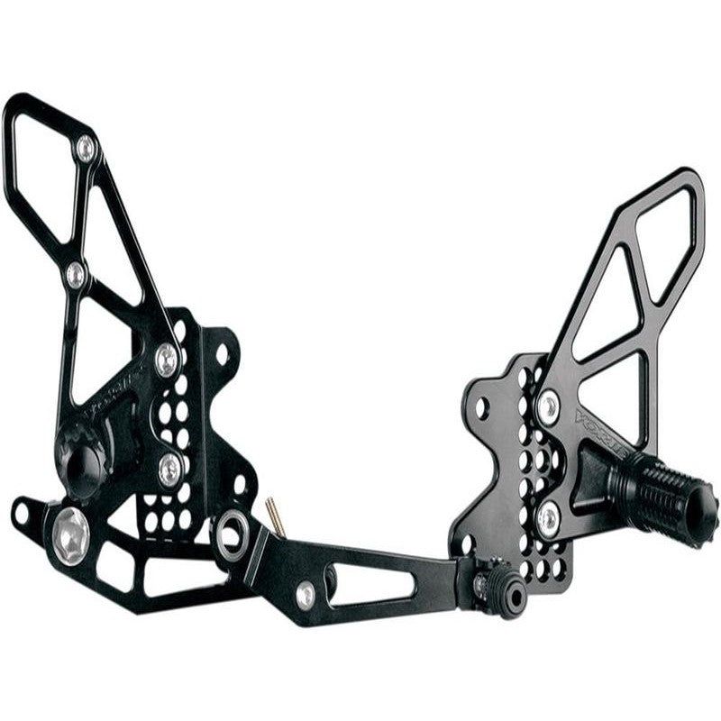 Load image into Gallery viewer, SUZUKI GSXR1000 2009-2016 Vortex RS572K Adjustable Rear Set Version 2 Black