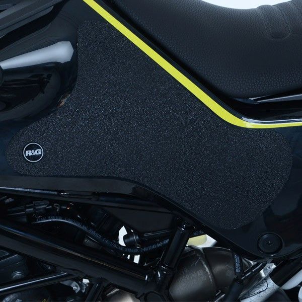 Load image into Gallery viewer, R&G Racing Black Tank Traction Grips For 2021-2023 Husqvarna 125 Svartpilen