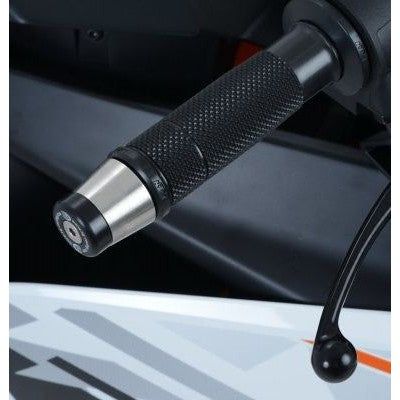 Load image into Gallery viewer, R&G Racing Black Bar End Sliders For 2019-2020 Honda CBR500R