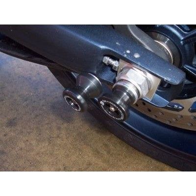 Load image into Gallery viewer, R&G Racing Black Spindle Sliders For 2005-2012 Honda VTR1000 SP-1 SS0015BK