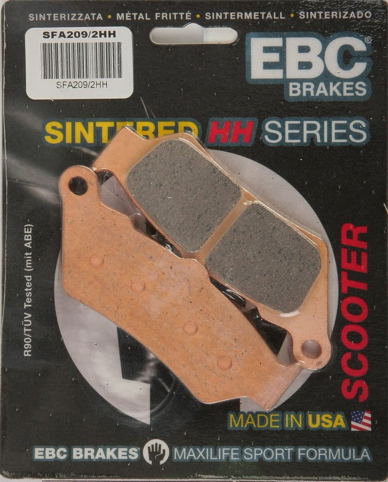 Load image into Gallery viewer, EBC 1 Pair SFA HH Series Scooter Sintered Brake Pads MPN SFA209/2HH