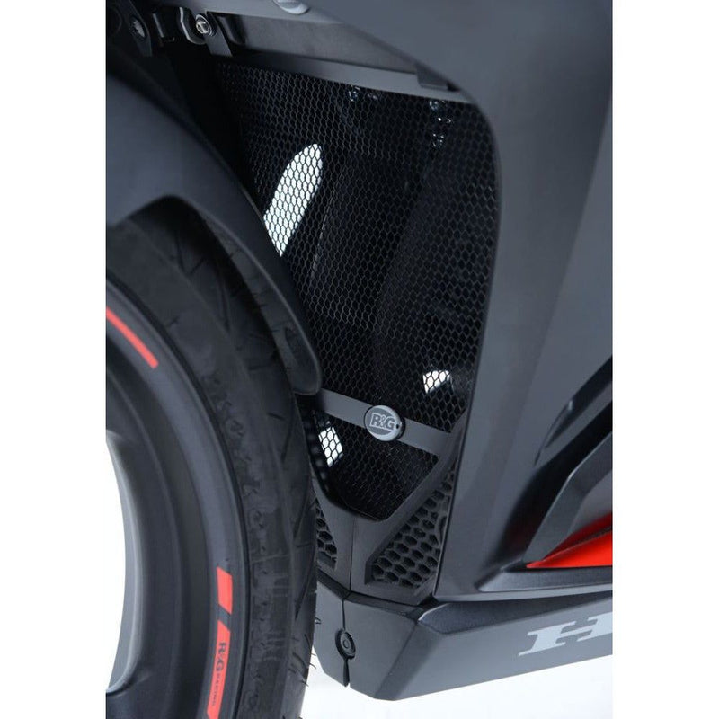 Load image into Gallery viewer, R&G Racing Titanium Downpipe Grill For 2017-2020 Honda CBR250RR DG0024TI