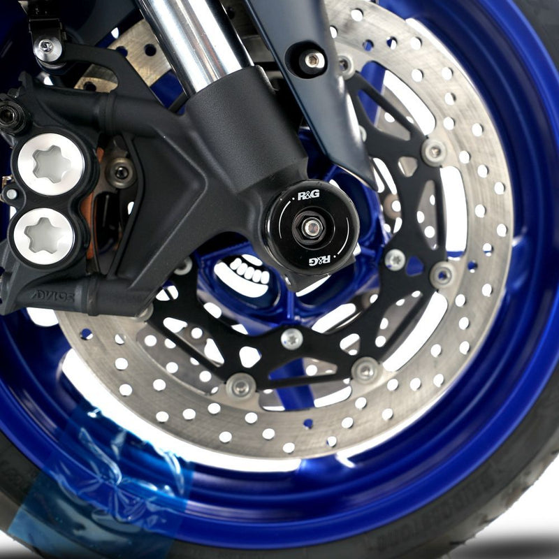 Load image into Gallery viewer, R&G Racing Black Fork Protectors For 2018-2024 Yamaha MT-10