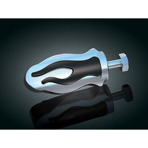 Load image into Gallery viewer, KURYAKYN CHROME FLAMIN SHIFT PEG FOR ALL HARLEY-DAVIDSON SHIFT LEVERS 4418