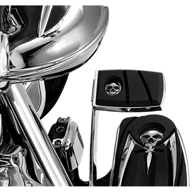 Load image into Gallery viewer, Harley FLD Dyna Switchback 2012-2014Zombie Brake Pedal Pad Chrome by Kuryakyn
