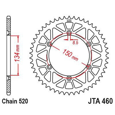 Load image into Gallery viewer, JT Sprockets Rear Racelite Aluminum Race Sprocket Black 48 Tooth 48T 520 Chain