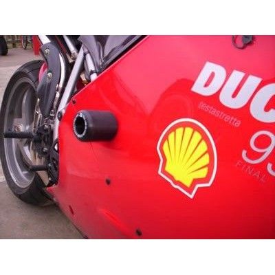 Load image into Gallery viewer, R&G Racing Black Classic Style Crash Protectors For 2000-2002 Ducati 748 R