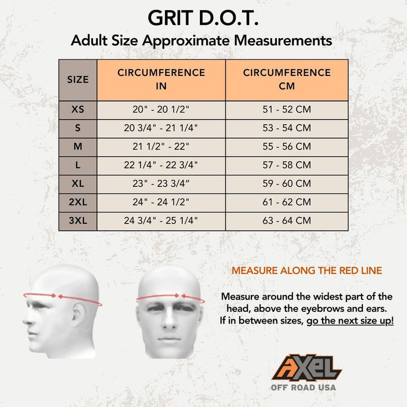 Load image into Gallery viewer, Axel Off Road USA GRIT D.O.T. Helmet - Moon White Matte
