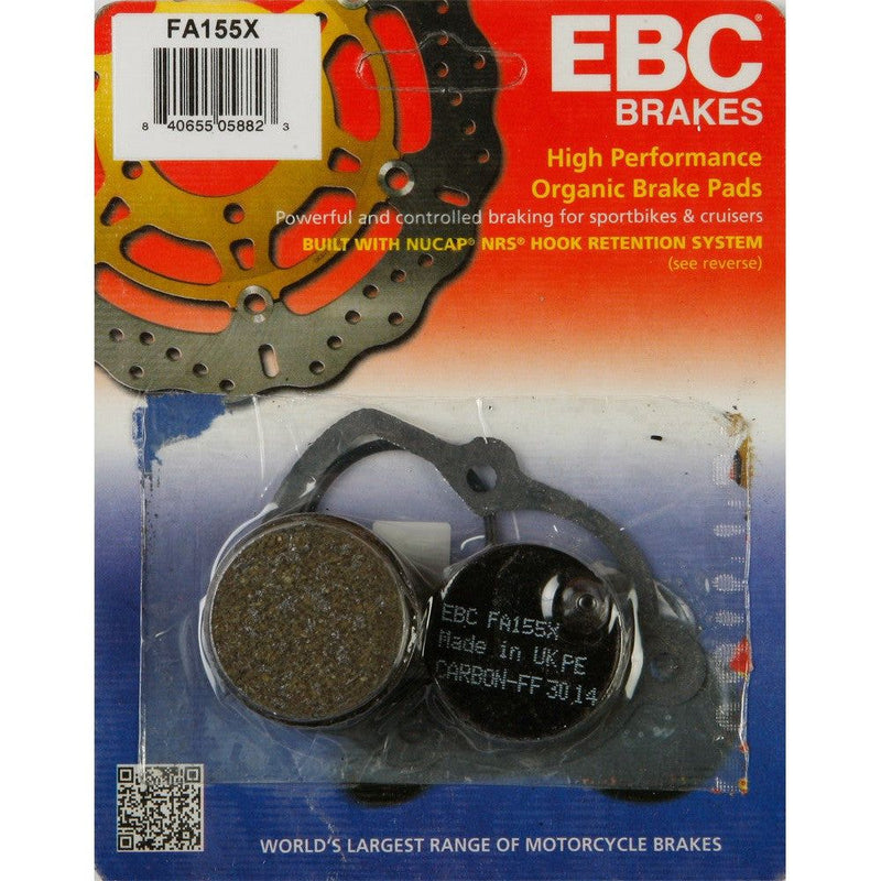 Load image into Gallery viewer, EBC 1 Pair Performance X-Series Carbon Brake Pads MPN FA155X